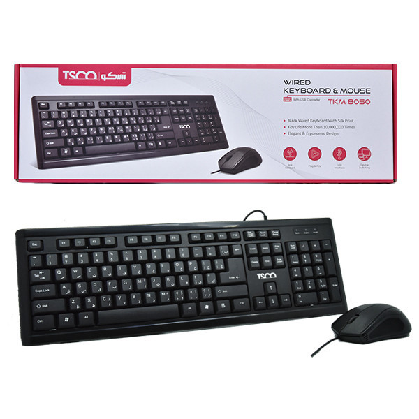 کیبورد و ماوس تسکو مدل TKM 8050