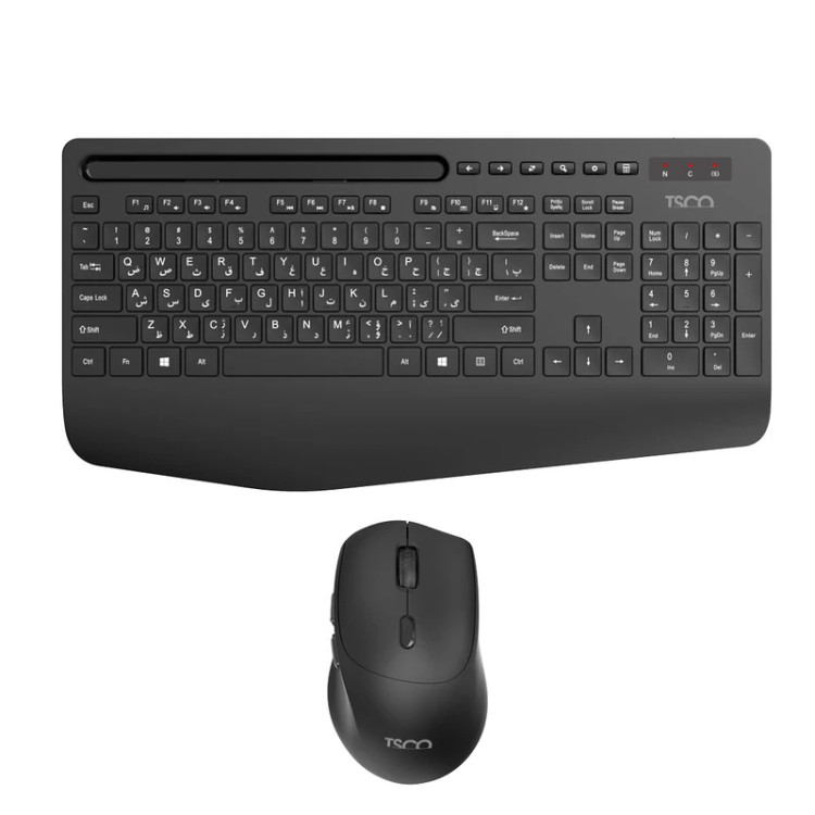 کیبورد و ماوس بیسیم تسکو مدل TKM 7025W
