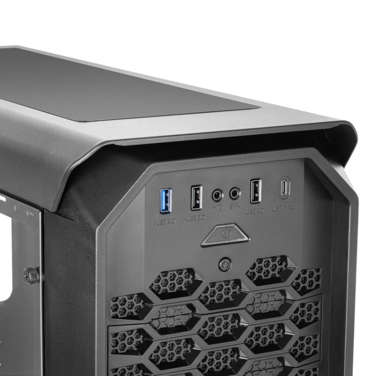 یس کامپیوتر گیمینگ ویترینی Mid Tower گرین مدل STRIKER FRGB