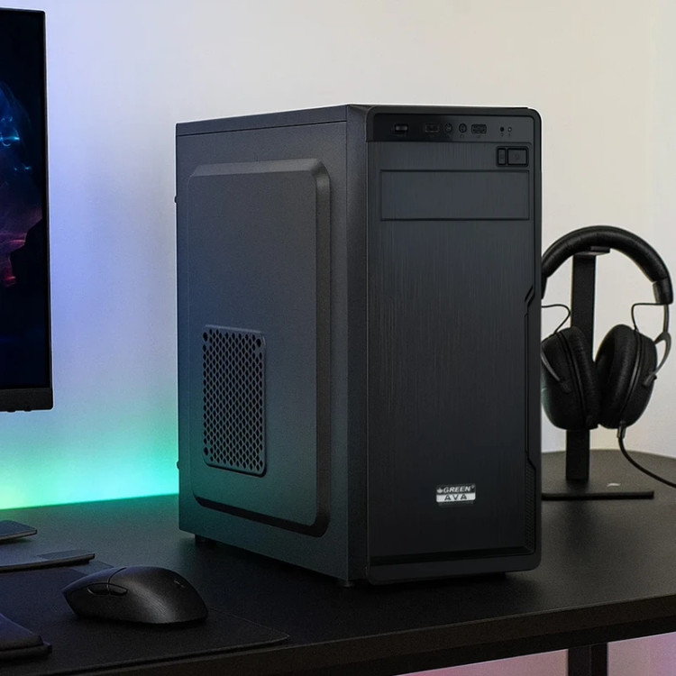 کیس کامپیوتر استاندارد Mid Tower گرین مدل AVA