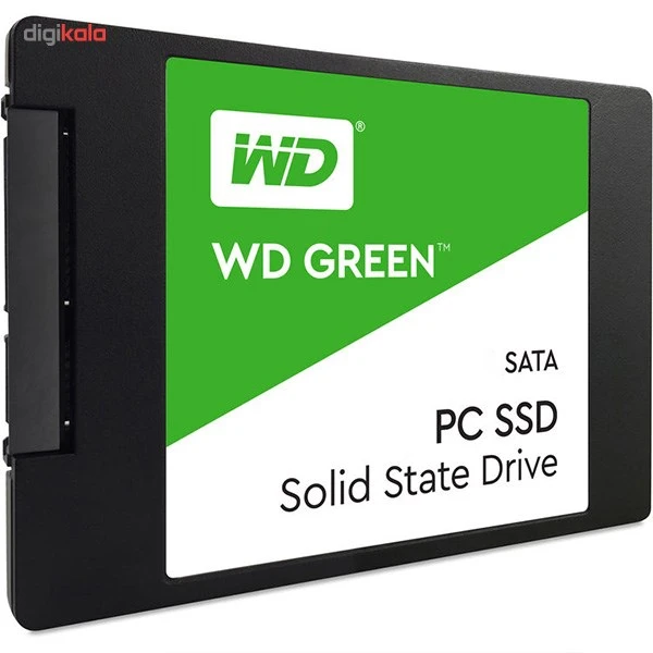 اس اس دی اینترنال SATA III وسترن دیجیتال مدل Green ظرفیت 480 گیگابایت نمای ۲