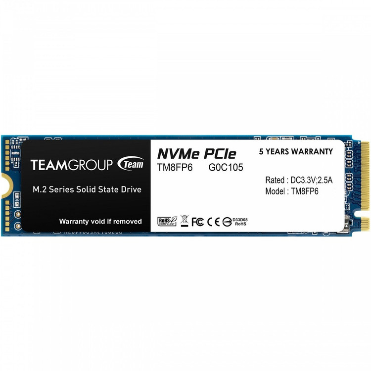 حافظه اس اس دی اینترنال تیم گروپ MP33 M.2 2280 NVMe ظرفیت 1 ترابایت