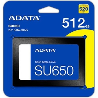 حافظه اس اس دی اینترنال ای دیتا مدل SU650 ظرفیت 512 گیگابایت