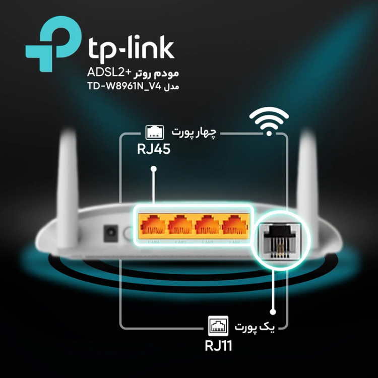 مودم روتر VDSL/ADSL تی پی لینک مدل TD-W9960