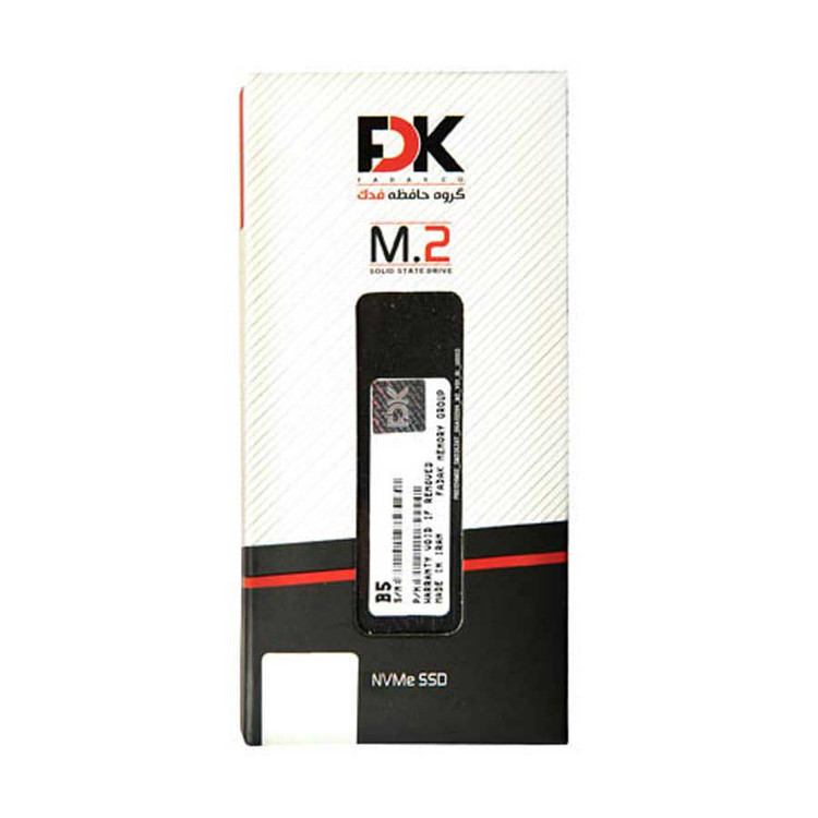 حافظه اس اس دی اینترنال فدک مدل B5 M.2 2280 NVMe ظرفیت 256 گیگابایت
