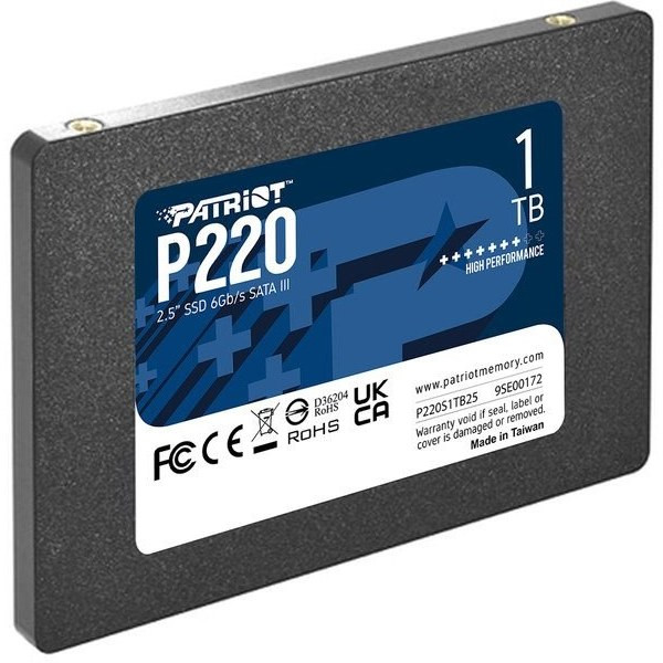 حافظه اس اس دی اینترنال پاتریوت مدل P220 ظرفیت 1 ترابایت