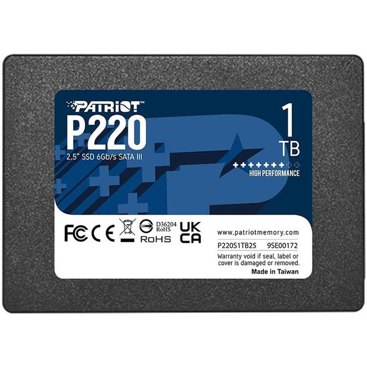 حافظه اس اس دی اینترنال پاتریوت مدل P220 ظرفیت 1 ترابایت