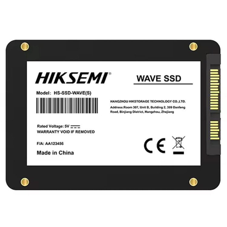 حافظه اس اس دی اینترنال هایک سمی مدل Wave S ظرفیت 128 گیگابایت
