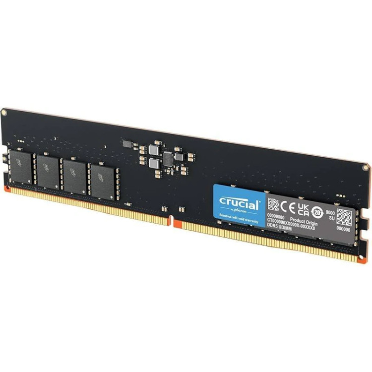 رم دسکتاپ DDR5 تک کاناله 4800 مگاهرتز CL40 کروشیال مدل UDIMM ظرفیت 16 گیگابایت