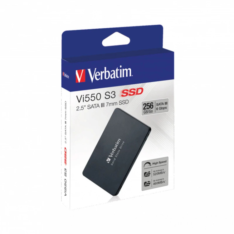حافظه اس اس دی اینترنال ورباتیم مدل VI550 S3 ظرفیت 256 گیگابایت