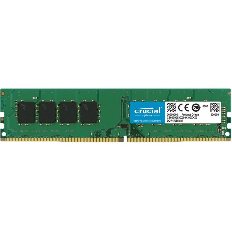 رم کامپیوتر کروشیال تک کاناله مدل CT16 فرکانس 3200 مگاهرتز DDR4 تایمینگ CL22 حافظه 16 گیگابایت نمای ۲