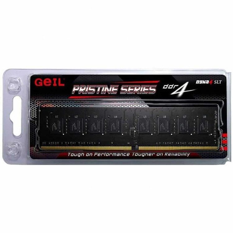 رم کامپیوتر گیل تک کاناله مدل Pristine فرکانس 2666 مگاهرتز DDR4 تایمینگ CL19 حافظه 16 گیگابایت