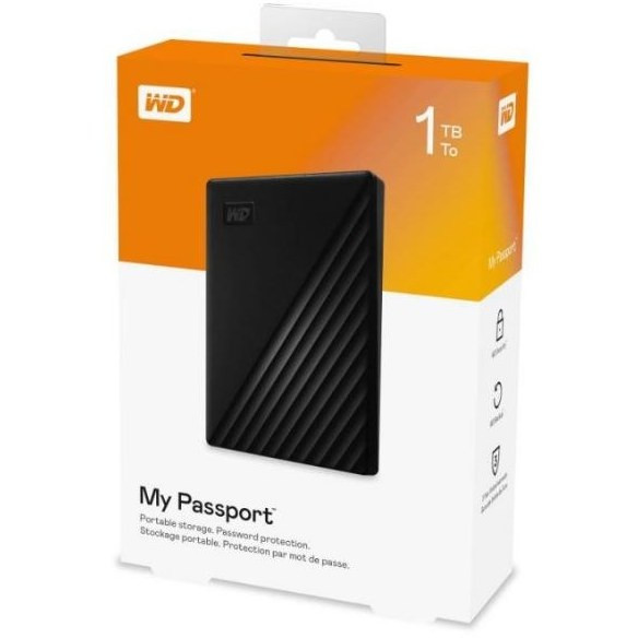 حافظه اچ دی دی اکسترنال وسترن دیجیتال مدل My Passport ظرفیت 1 ترابایت
