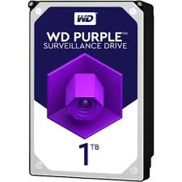 هارد دیسک اینترنال وسترن دیجیتال مدل Purple WD11PURZ ظرفیت 1 ترابایت اصلی