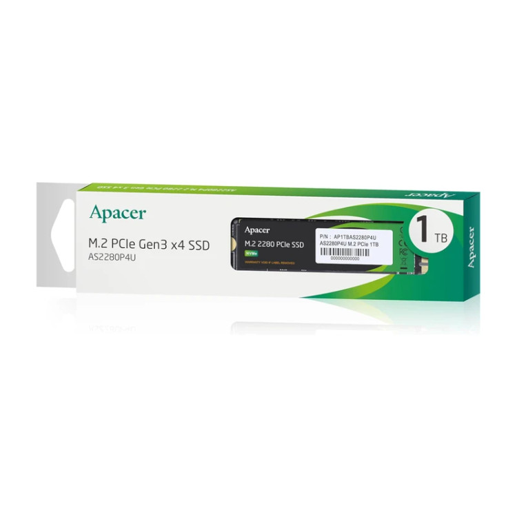 اس اس دی اینترنال اپیسر مدل AS2280P4 1TB M.2 PCIE GEN3 X4 NVME 3500/3000 MB/S ظرفیت یک ترابایت