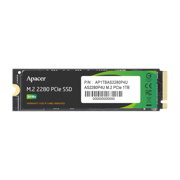 اس اس دی اینترنال اپیسر مدل AS2280P4 1TB M.2 PCIE GEN3 X4 NVME 3500/3000 MB/S ظرفیت یک ترابایت