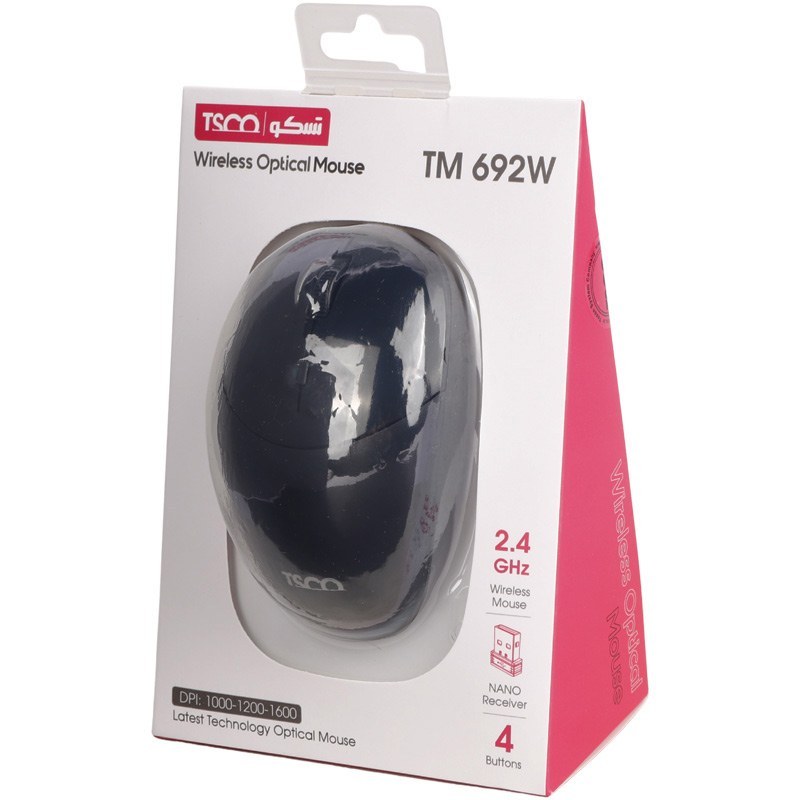 ماوس بی سیم تسکو مدل TM692W نمای ۲