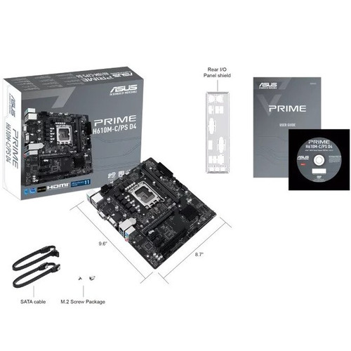 مادربرد ایسوس مدل Prime H610M-C/PS D4 DDR4